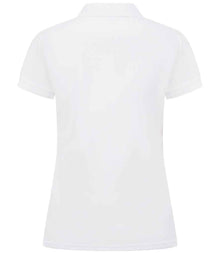 Henbury Ladies Coolplus® Wicking Piqué Polo Shirt H476 - H476 White Back