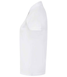 Henbury Ladies Coolplus® Wicking Piqué Polo Shirt H476 - H476 White Side