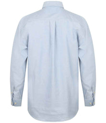 Henbury Long Sleeve Classic Oxford Shirt H510 - H510 Blue Back