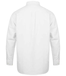 Henbury Long Sleeve Classic Oxford Shirt H510 - H510 White Back