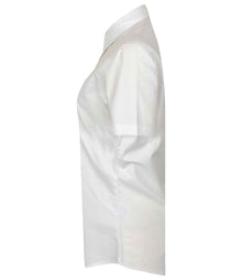 Henbury Ladies Short Sleeve Classic Oxford Shirt H516 - H516 White Side