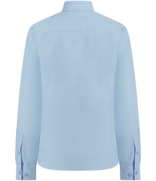 Henbury Ladies Long Sleeved Cotton Feel Coolplus® Shirt H583 - H583 Light Blue Back