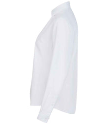 Henbury Ladies Long Sleeved Cotton Feel Coolplus® Shirt H583 - H583 White Side