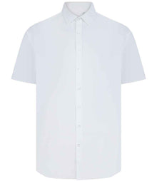 Henbury Short Sleeved Cotton Feel Coolplus® Shirt H588 - White