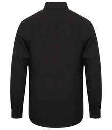 Henbury Long Sleeve Wicking Shirt H590 - H590 Black Back