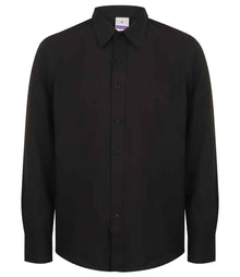Henbury Long Sleeve Wicking Shirt H590 - Black