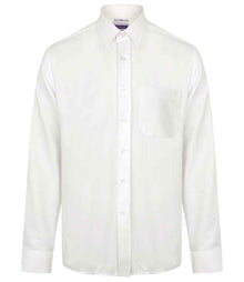 Henbury Long Sleeve Wicking Shirt H590 - White