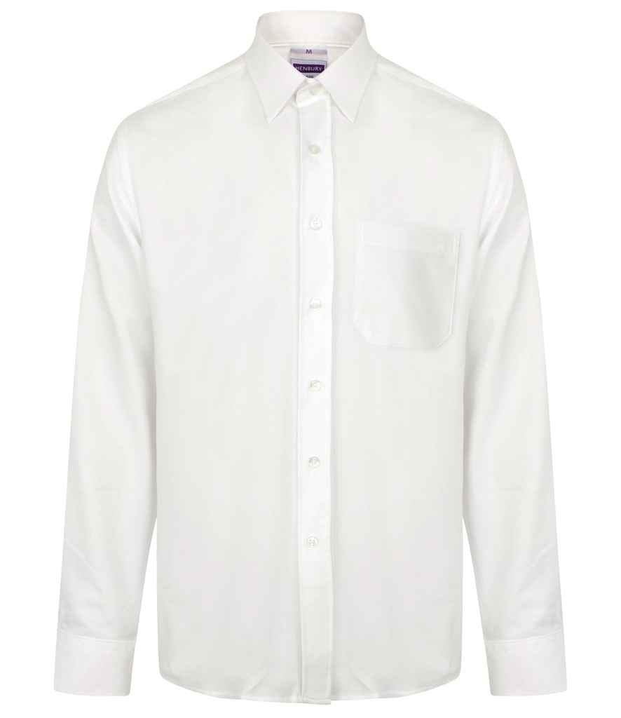 Henbury Long Sleeve Wicking Shirt H590 - White