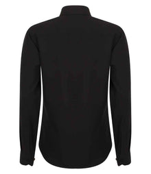 Henbury Ladies Long Sleeve Wicking Shirt H591 - H591 Black Back