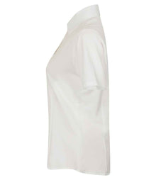 Henbury Ladies Short Sleeve Wicking Shirt H596 - H596 White Side