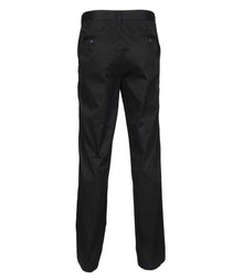 Henbury 65/35 Flat Fronted Chino Trousers H640 - H640 Black Back