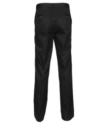 Henbury Ladies 65/35 Flat Fronted Chino Trousers H641 - H641 Black Back