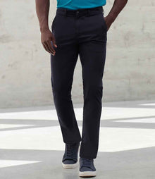 Henbury Stretch Flex Waistband Chino Trousers H650 - H650 Navy Model