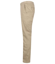 Henbury Stretch Flex Waistband Chino Trousers H650 - H650 Stone Side