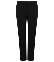 Henbury Ladies Stretch Chino Trousers H651 - Black