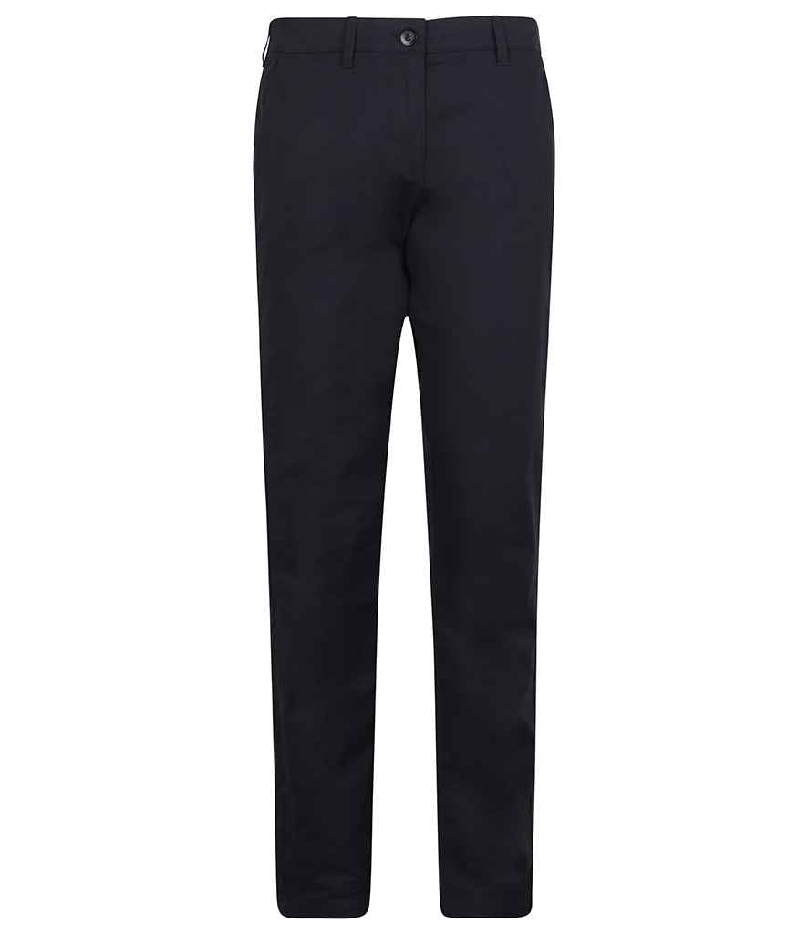 Henbury Ladies Stretch Chino Trousers H651 - Navy