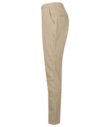 Henbury Ladies Stretch Chino Trousers H651 - H651 Stone Side