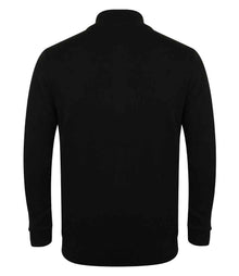 Henbury Unisex Zip Through Cardigan H718 - H718 Black Back