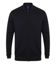 Henbury Unisex Zip Through Cardigan H718 - Navy