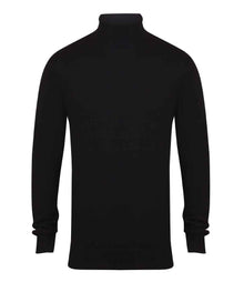 Henbury Roll Neck Sweater H727 - Black