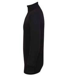 Henbury Roll Neck Sweater H727 - H727 Black Side