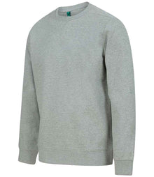 Henbury Unisex Sustainable Sweatshirt H840 - H840 Heather Grey Detail