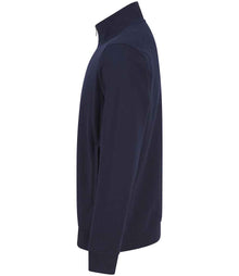 Henbury Unisex Sustainable 1/4 Zip Sweatshirt H842 - H842 Navy Side
