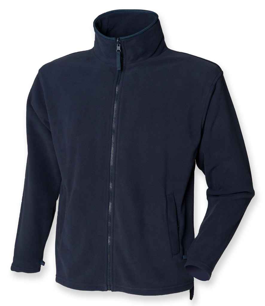 Henbury Micro Fleece Jacket H850 - Navy