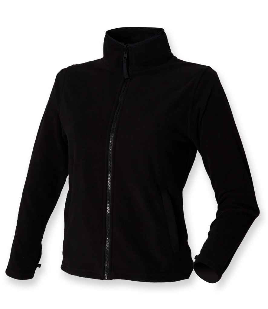 Henbury Ladies Micro Fleece Jacket H851 - Black