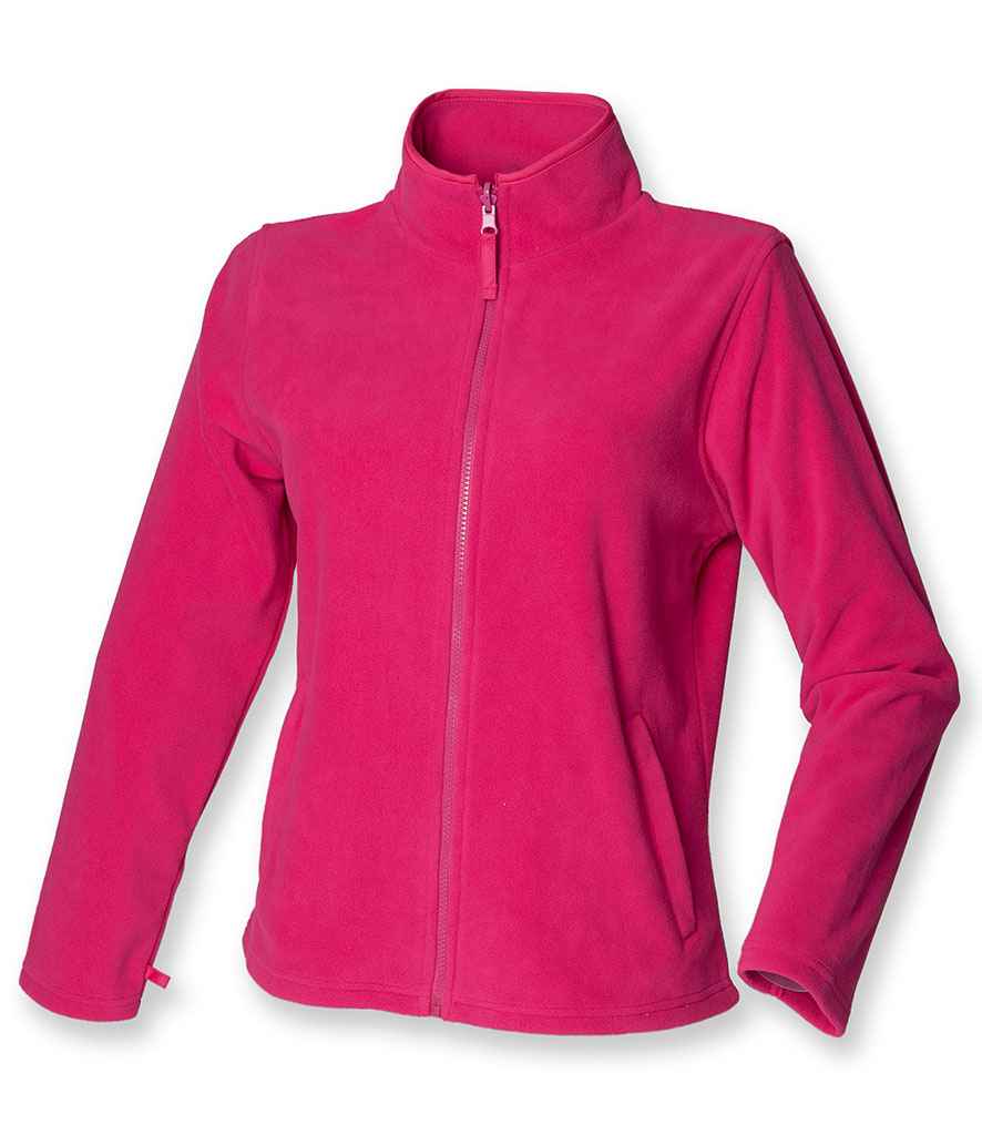 Henbury Ladies Micro Fleece Jacket H851 - Fuchsia
