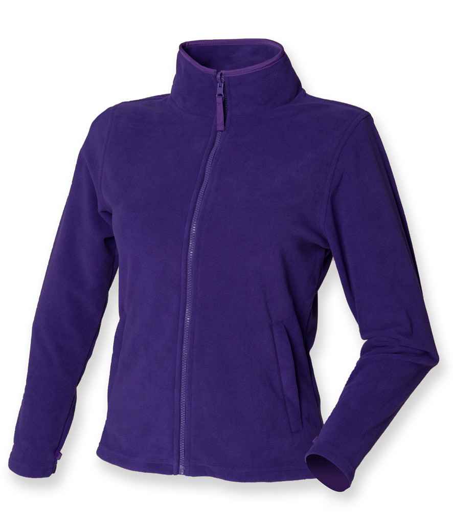 Henbury Ladies Micro Fleece Jacket H851 - Purple