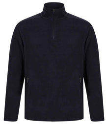 Henbury Zip Neck Micro Fleece H858 - Navy