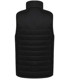 Henbury Unisex Padded Gilet H875 - H875 Black Back