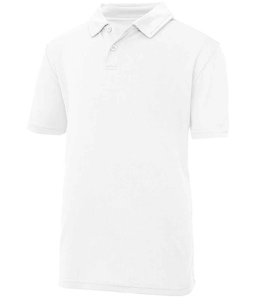 Just Cool by AWDis Kids Cool Polo Shirt JC040B - Arctic White