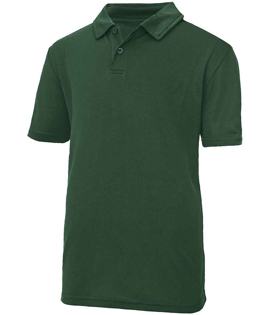 Just Cool by AWDis Kids Cool Polo Shirt JC040B - Bottle Green