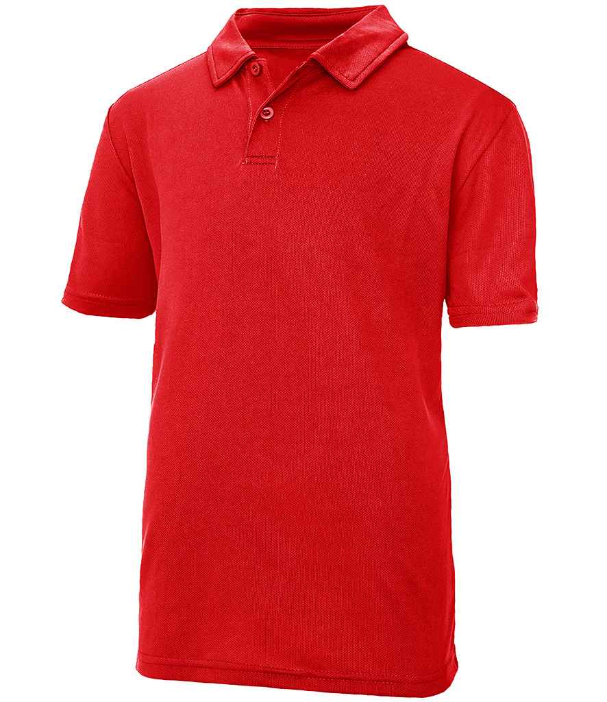 Just Cool by AWDis Kids Cool Polo Shirt JC040B - Fire Red