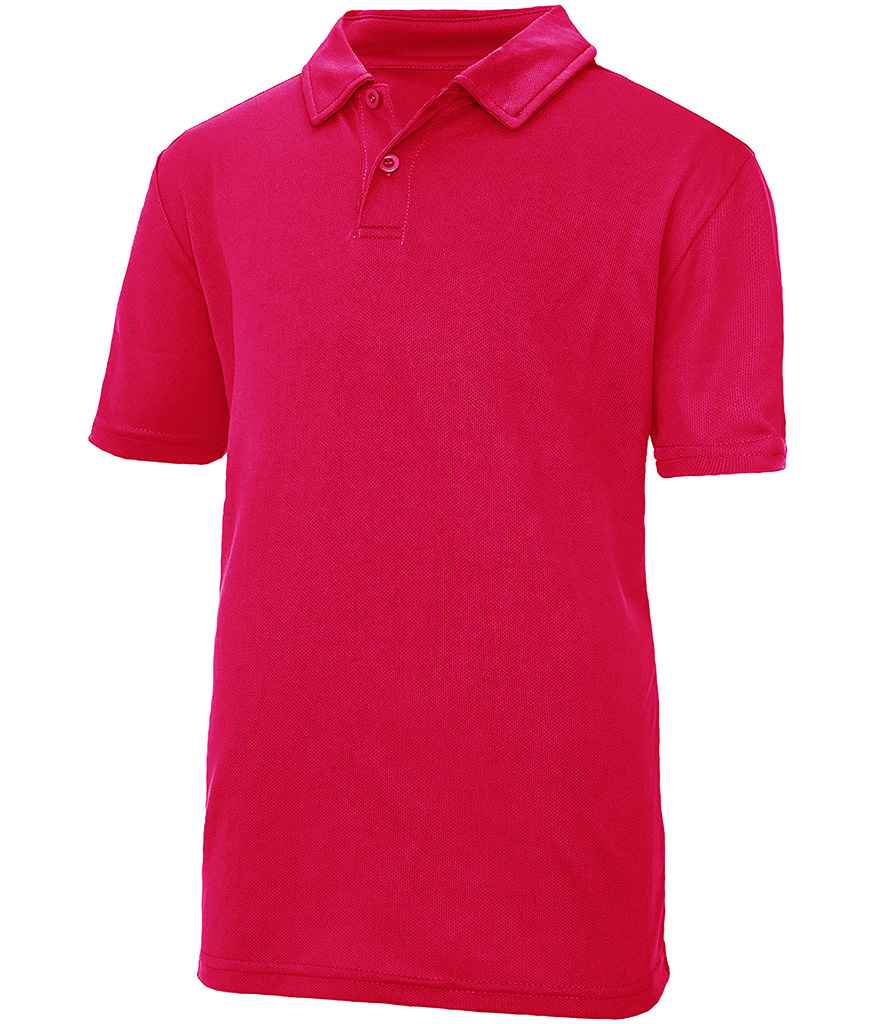 Just Cool by AWDis Kids Cool Polo Shirt JC040B - Hot Pink