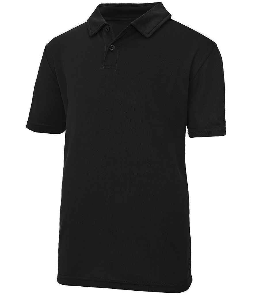 Just Cool by AWDis Kids Cool Polo Shirt JC040B - Jet Black