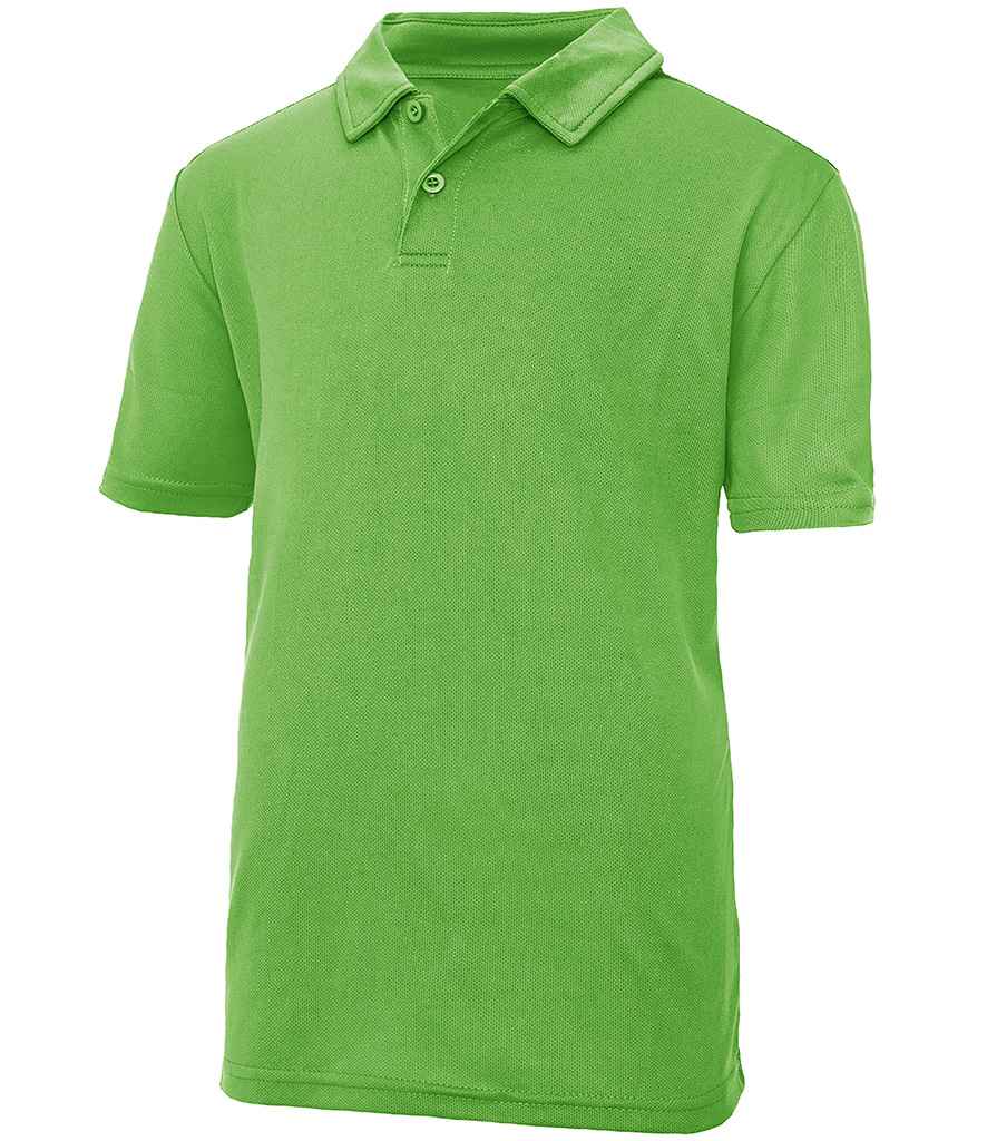 Just Cool by AWDis Kids Cool Polo Shirt JC040B - Lime Green