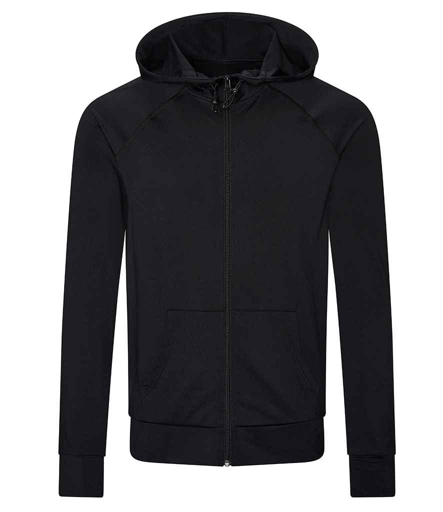 Just Cool by AWDis Cool Contrast Zoodie JC057 - Jet Black