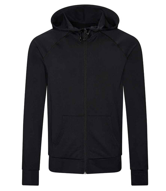 Just Cool by AWDis Cool Contrast Zoodie JC057 - Jet Black