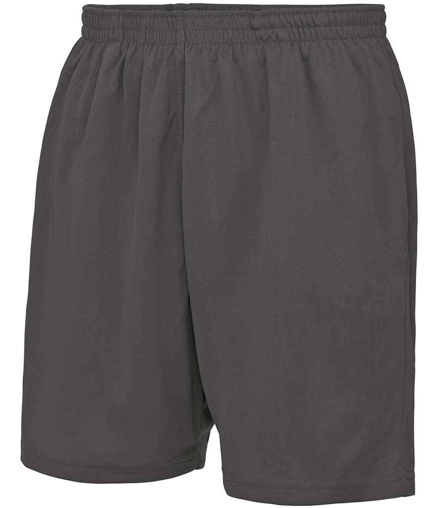 Just Cool by AWDis Cool Mesh Lined Shorts JC080 - Charcoal