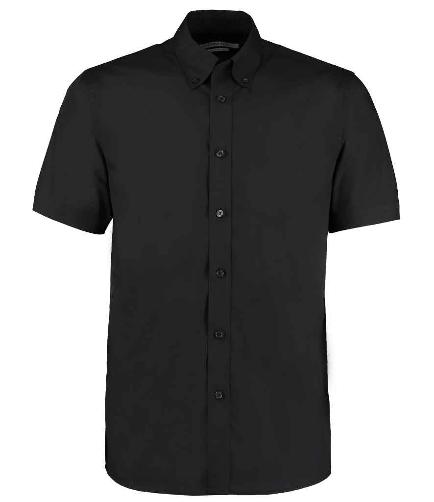 Kustom Kit Short Sleeve Classic Fit Workforce Shirt K100 - Black