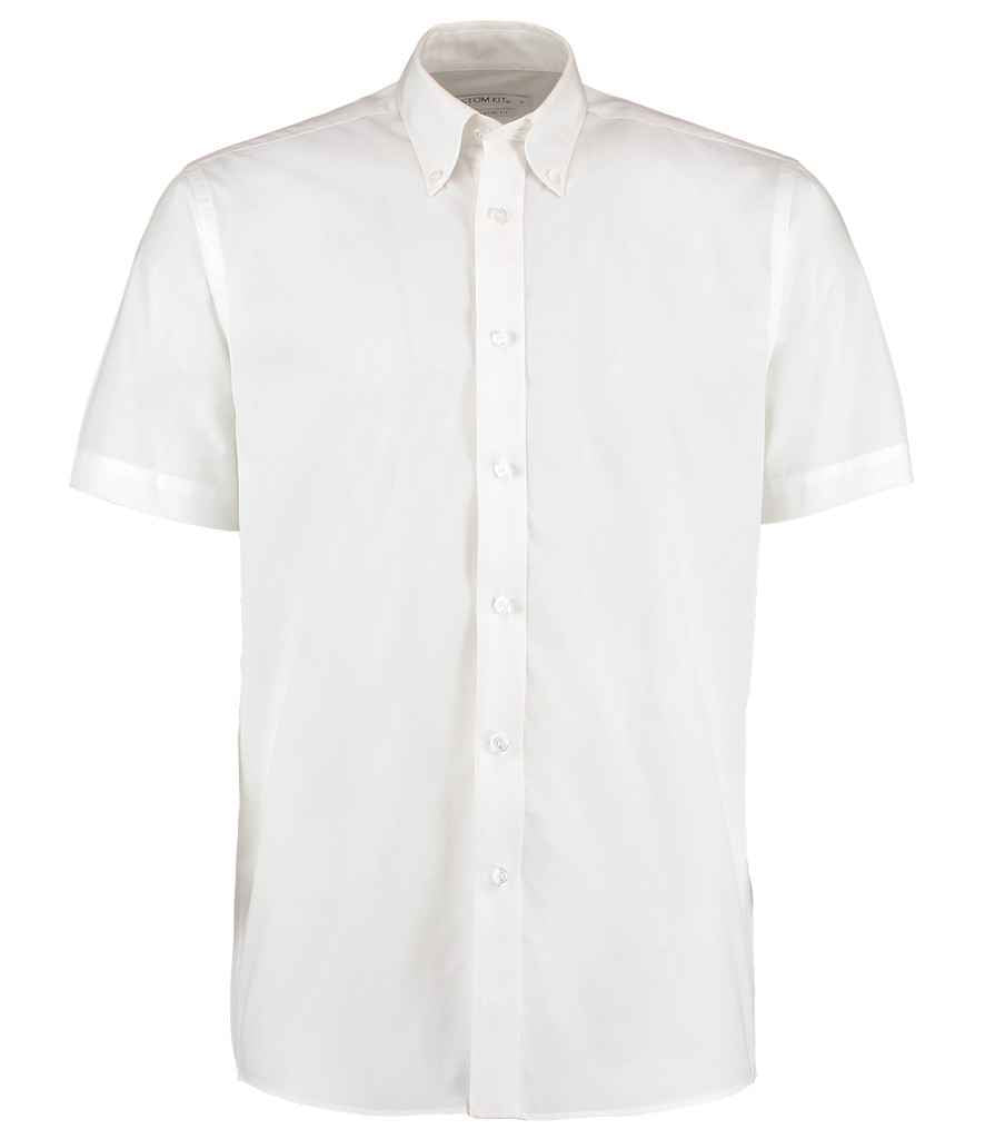 Kustom Kit Short Sleeve Classic Fit Workforce Shirt K100 - White