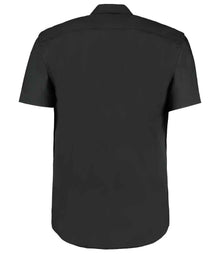 Kustom Kit Short Sleeve Classic Fit Business Shirt K102 - K102 Black Back
