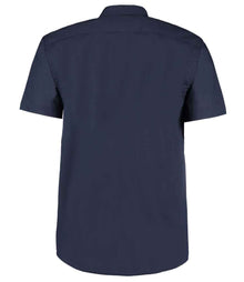 Kustom Kit Short Sleeve Classic Fit Business Shirt K102 - K102 Dark Navy Back