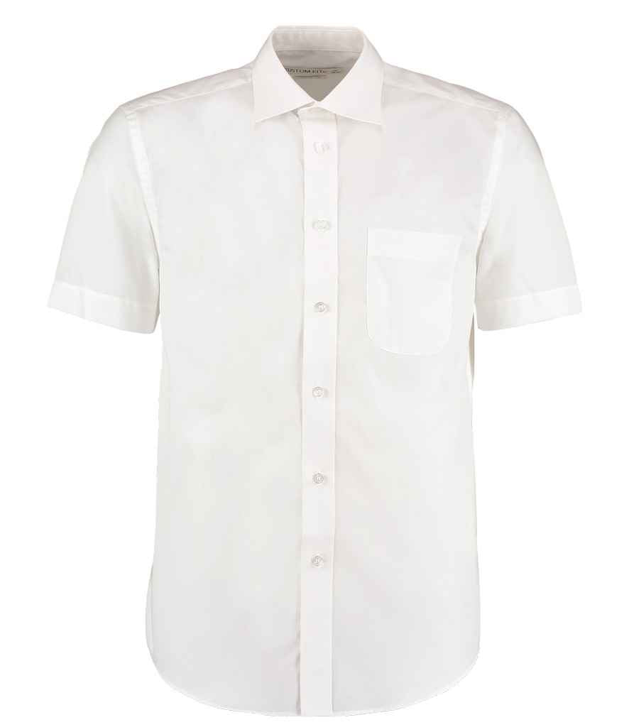 Kustom Kit Short Sleeve Classic Fit Business Shirt K102 - White