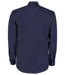 Kustom Kit Long Sleeve Classic Fit Business Shirt K104 - K104 Dark Navy Back