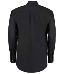 Kustom Kit Premium Long Sleeve Classic Fit Oxford Shirt K105 - K105 Black Back