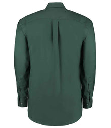Kustom Kit Premium Long Sleeve Classic Fit Oxford Shirt K105 - K105 Bottle Green Back